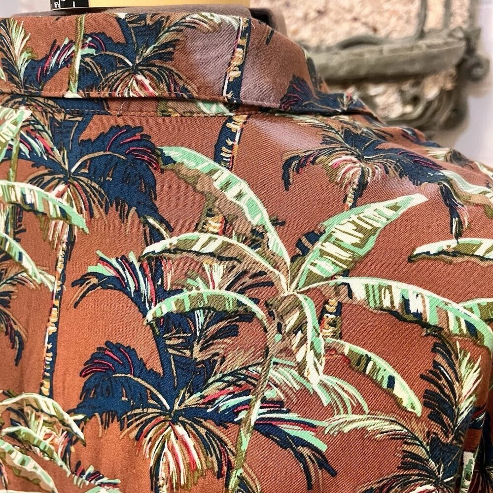 Arizona Jean Co. Size XXL. Aloha Hawaiian Short Sleeve Rayon Cruise Shirt. B17 - Picture 6 of 7